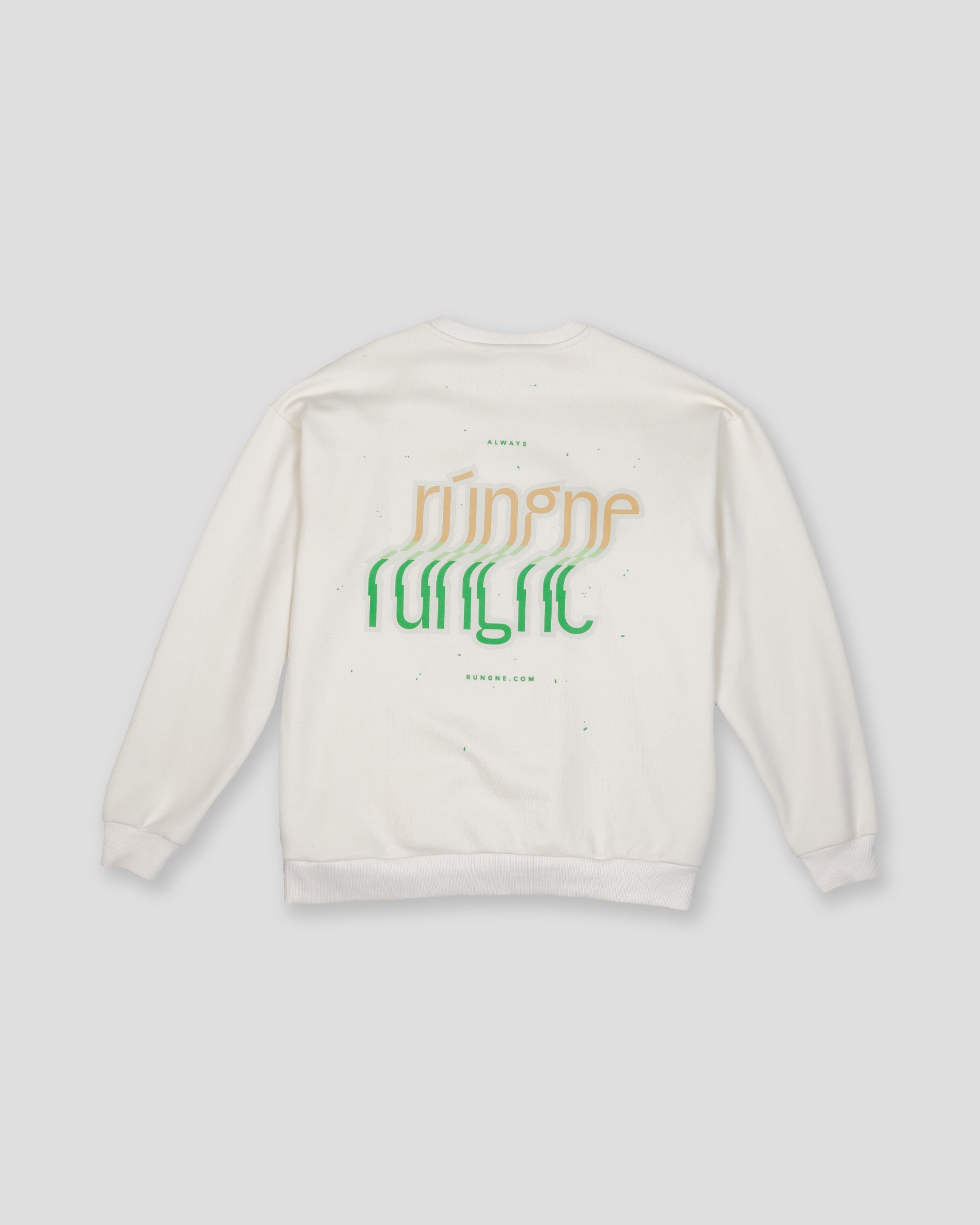 Layback Crew Oversized Print