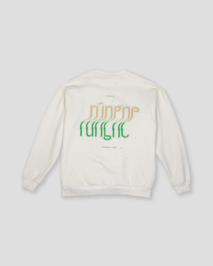Layback Crew Oversized Print