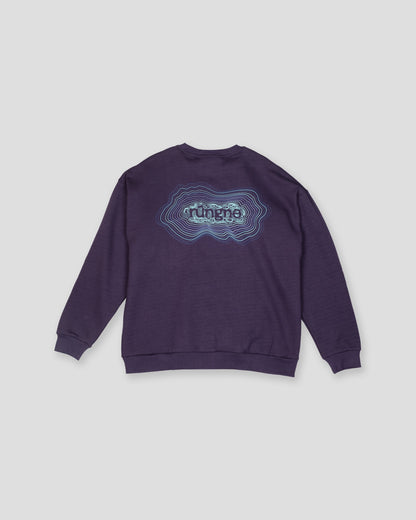 Layback Crew Oversized Print